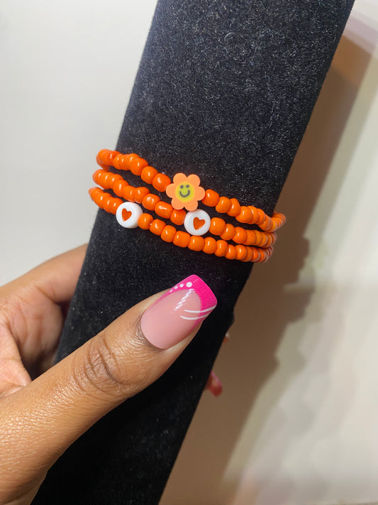 Orange Seed Bead