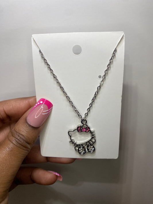 Kitty Necklace- Stainless Steel